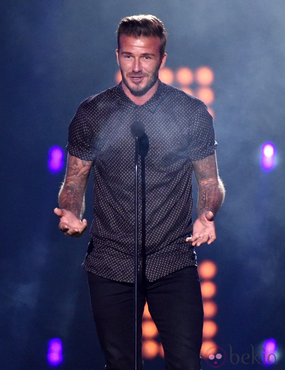 David Beckham en los Premios Kids' Choice Sports