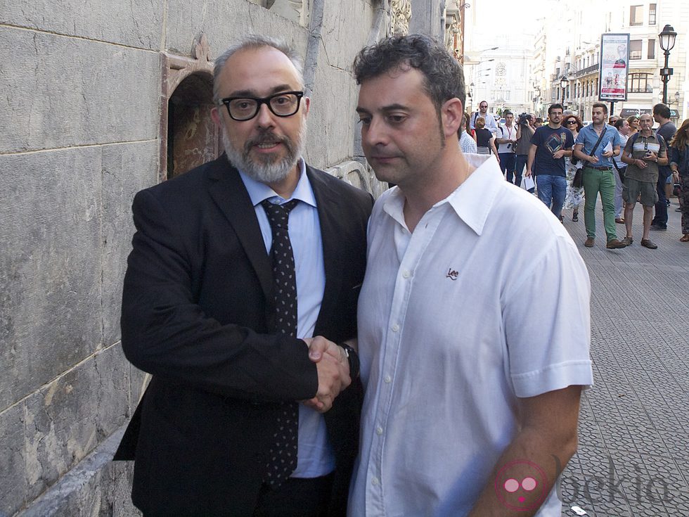 Álex de la Iglesia en el homenaje a Álex Angulo en Bilbao