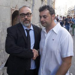 Álex de la Iglesia en el homenaje a Álex Angulo en Bilbao