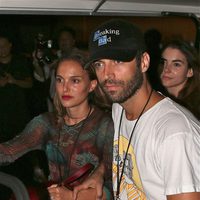 Natalie Portman y Benjamin Millepied en el concierto de Beyoncé y Jay Z en Pasadena