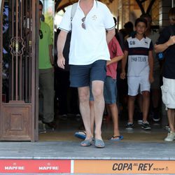 El Rey Felipe en el club náutico de Palma de Mallorca