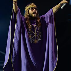 Jared Leto predicando en el concierto de Thirty Seconds to Mars en Florida