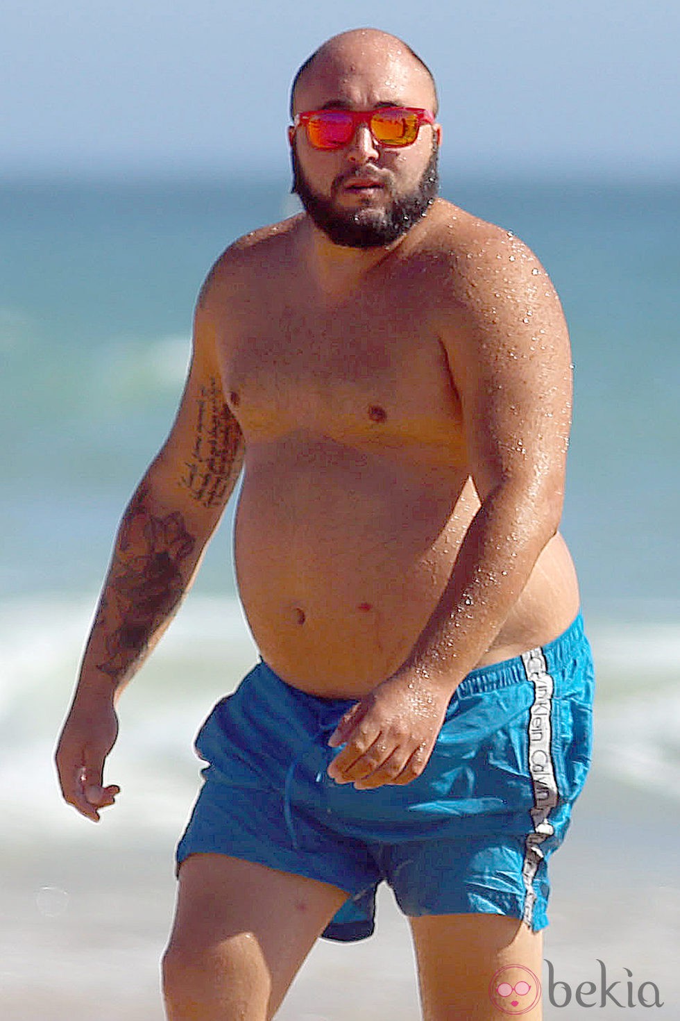 Kiko Rivera en las playas de Cádiz