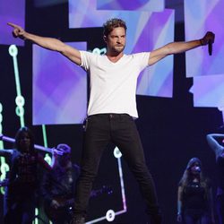 David Bisbal en los ensayos de los Premios Tu Mundo 2014