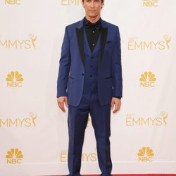 Matthew McConaughey en la red carpet de los Emmy 2014
