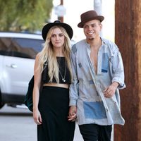 Ashlee Simpson y Evan Ross en Los Ángeles