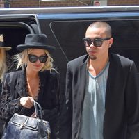 Ashlee Simpson y Evan Ross en Nueva York