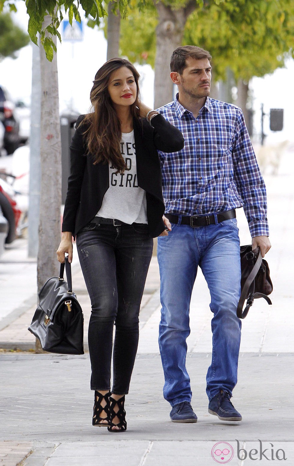 Iker Casillas y Sara Carbonero salen a comer 