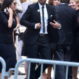 Terrence Jenkins en el funeral de Joan Rivers