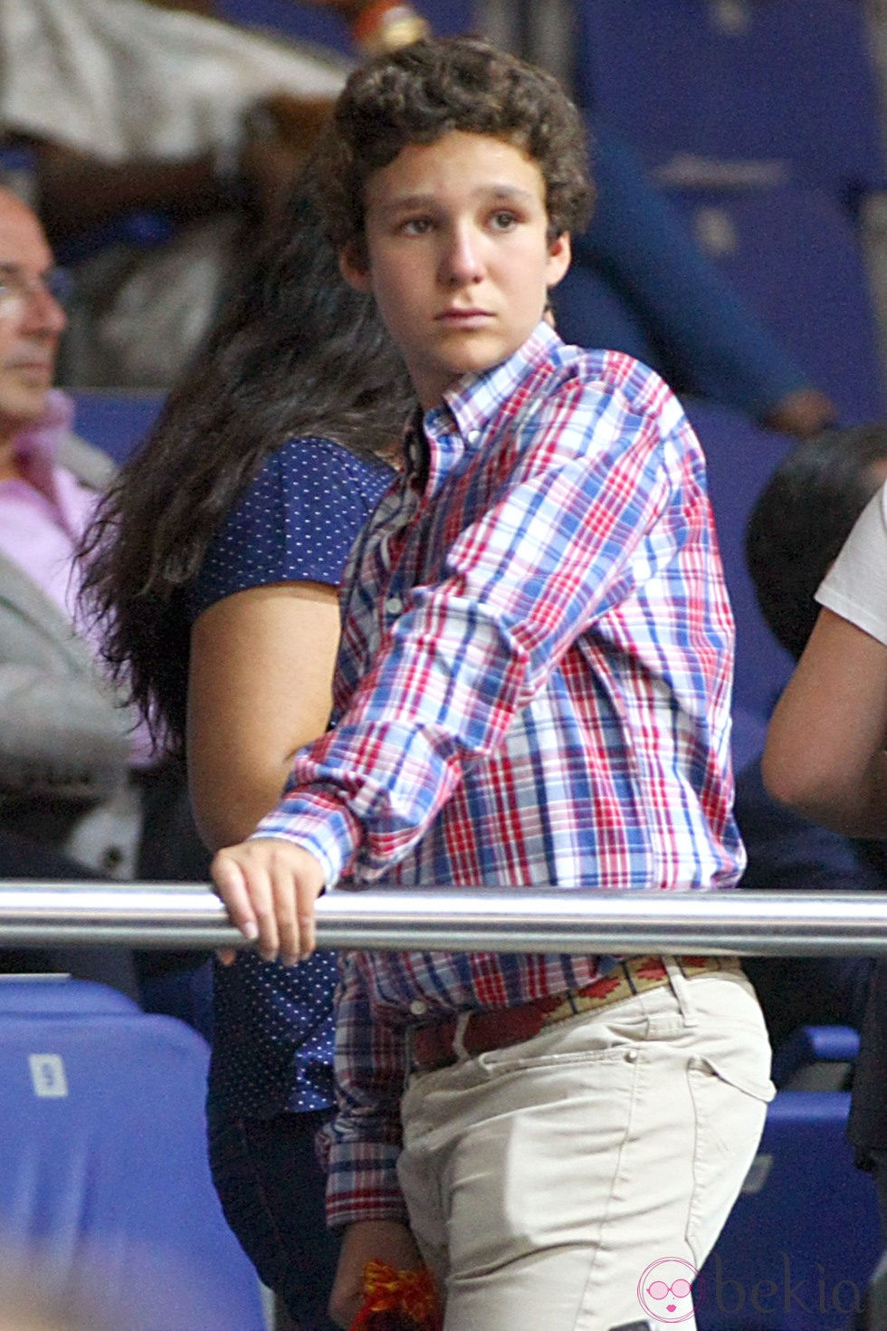 Froilán de Marichalar en el partido de baloncesto Francia-España del Mundial 2014