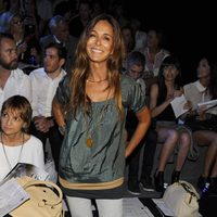 Lydia Bosch en el desfile de Ana Locking en Madrid Fashion Week primavera/verano 2015