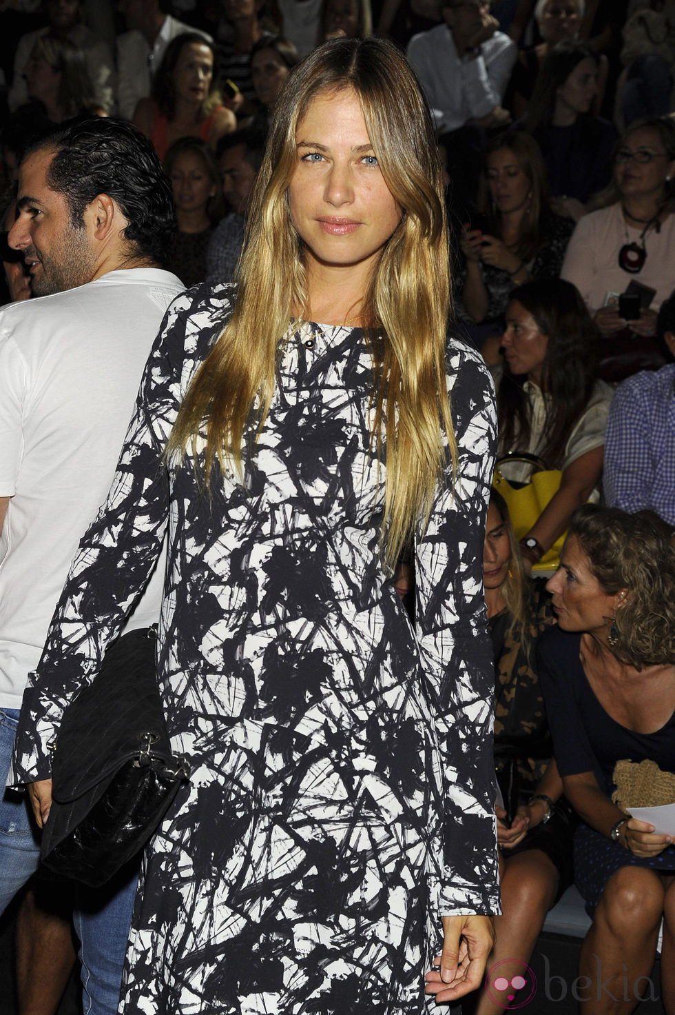 Martina Klein en el desfile de Angel Schlesser en Madrid Fashion Week primavera/verano 2015