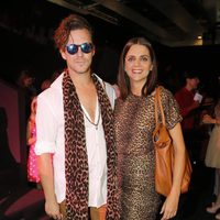 Macarena Gómez y Aldo Comas en el desfile de Teresa Helbig en Madrid Fashion Week primavera/verano 2015
