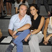 Israel Bayón y Cristina Sainz en el desfile de Alvarno en Madrid Fashion Week primavera/verano 2015