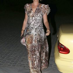Tatiana de Grecia en la celebración de las Bodas de Oro de los Reyes de Grecia