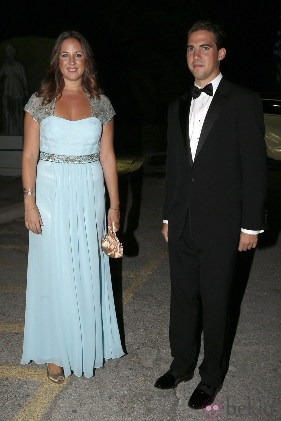 Teodora y Felipe de Grecia en las Bodas de Oro de los Reyes de Grecia