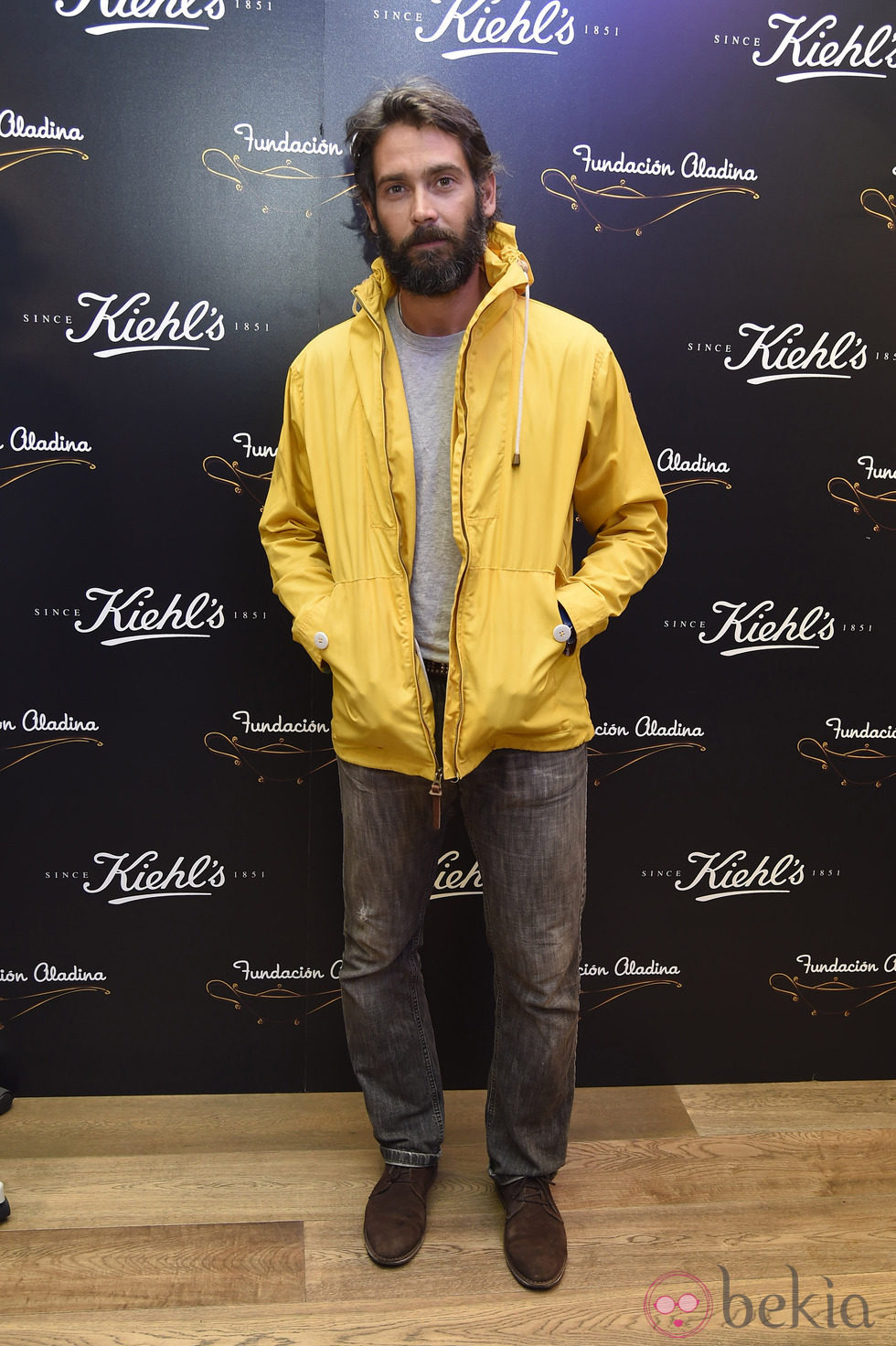 Sebastián Palomo Danko en la presentación de una colección solidaria de Kiehl's