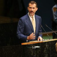 Felipe VI en su primera intervención en la ONU como Rey de España