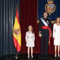 Figuras de cera de los Reyes Felipe y Letizia y de la Princesa Leonor