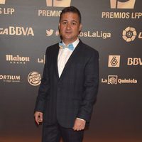 Secun de la Rosa en la entrega de los Premios de la Liga de Fútbol Profesional 2014