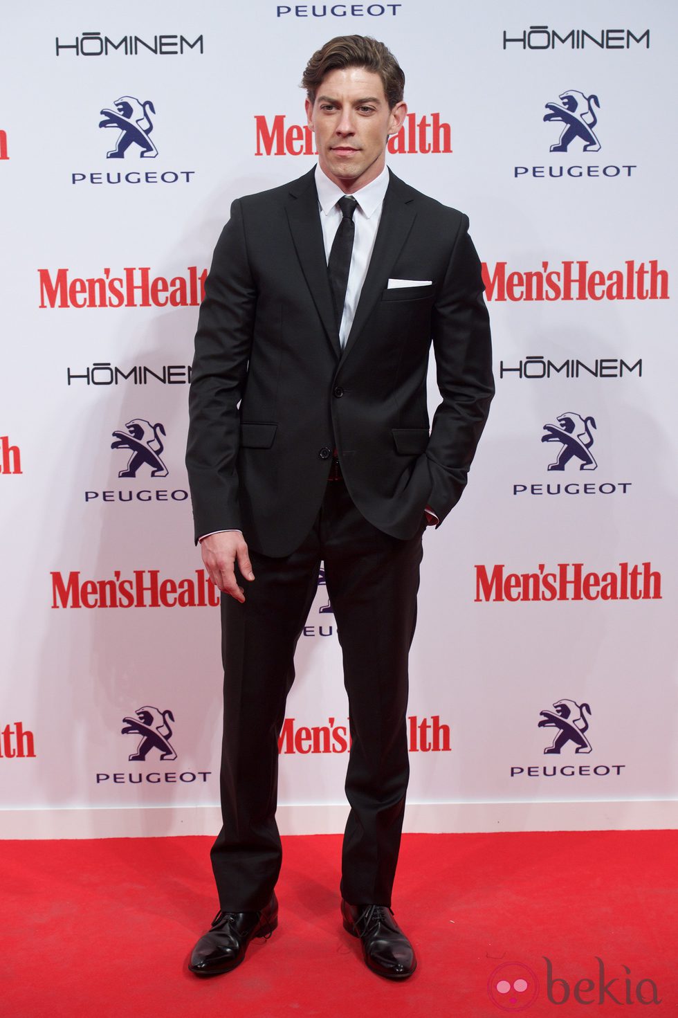 Adrián Lastra en la entrega de los Premios Men's Health 2014