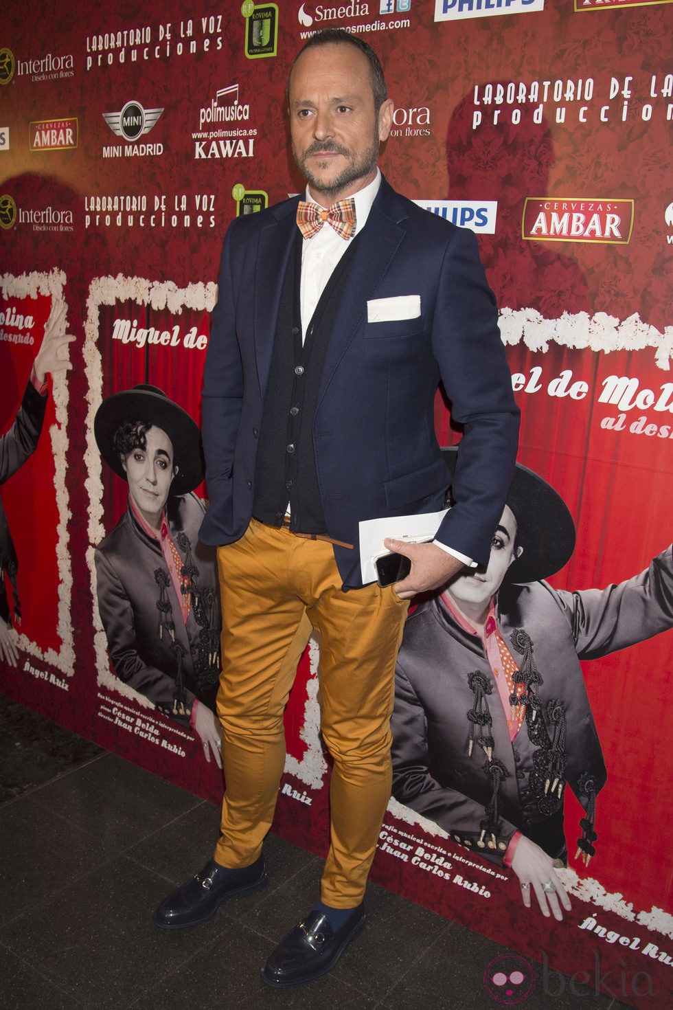 Nacho Montes en el estreno de 'Miguel de Molina al desnudo'