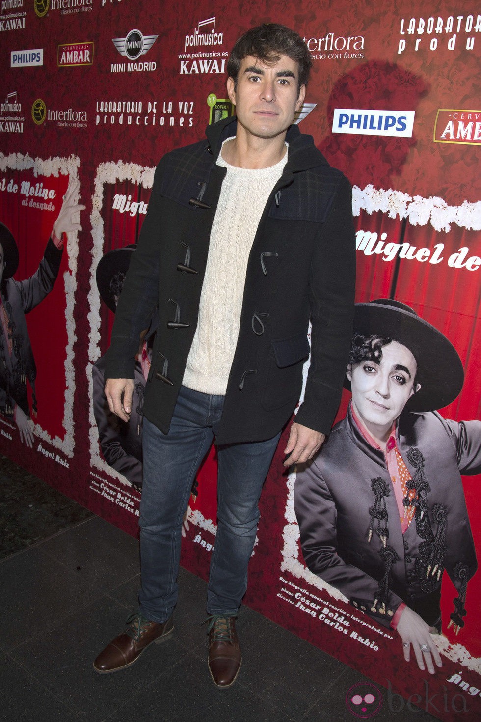 Daniel Muriel en el estreno de 'Miguel de Molina al desnudo'