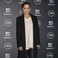 Ana Fernández en el aniversario de un coche