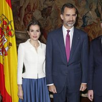 Los Reyes Felipe y Letizia en su primer viaje a Bélgica como Reyes de España