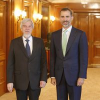 El Rey Felipe VI con Rolf Heuer