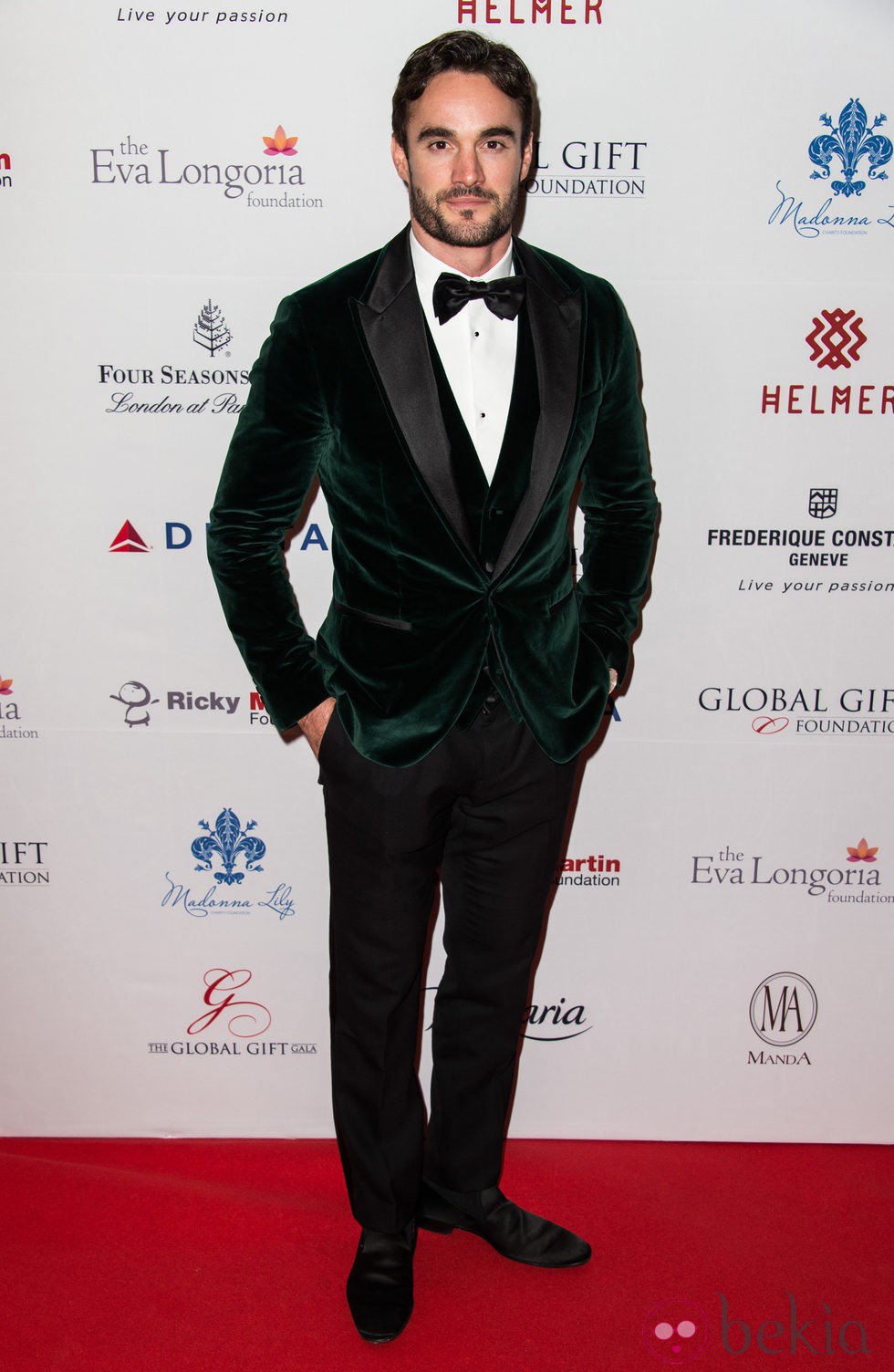 Thom Evans en la Global Gift Gala 2014 de Londres