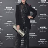 Antonia Dell'Atte en la presentación del Calendario Pirelli 2015