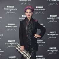 Antonia Dell'Atte en la presentación del Calendario Pirelli 2015