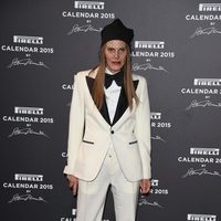 Anna Dello Russo en la presentación del Calendario Pirelli 2015