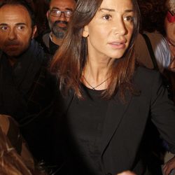 Cecilia Gómez en la capilla ardiente de la Duquesa de Alba