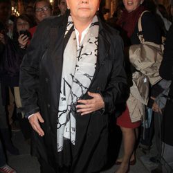 María del Monte en la capilla ardiente de la Duquesa de Alba