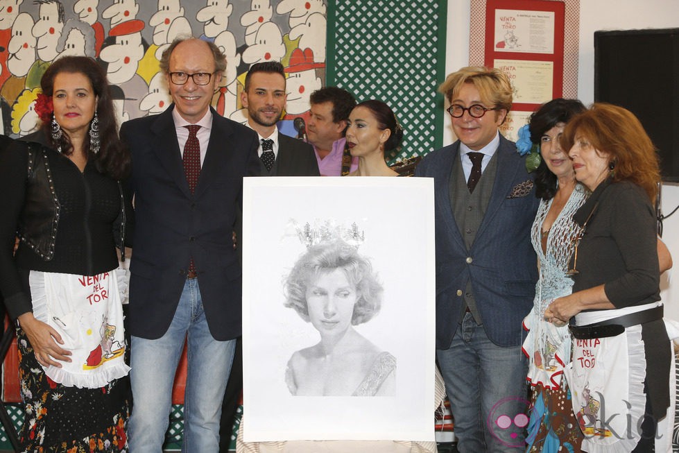 Homenaje a la Duquesa de Alba en el Rastrillo Nuevo Futuro 2014