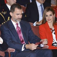 Los Reyes Felipe y Letizia en el 75 aniversario del CSIC