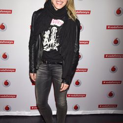 Marta Larralde en un concierto de Leiva en Madrid