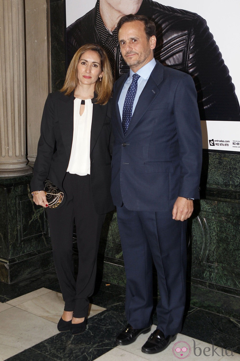 Alejandra Martos y Álvaro Arenzana en el concierto de Raphael en Madrid