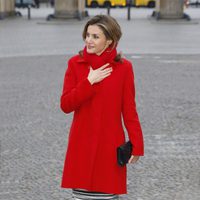 La Reina Letizia en la puerta de Brandeburgo en su primer viaje a Alemania como Reina