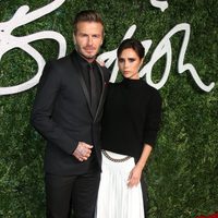 David y Victoria Beckham acuden a los 'British Fashion Awards 2014' en Londres