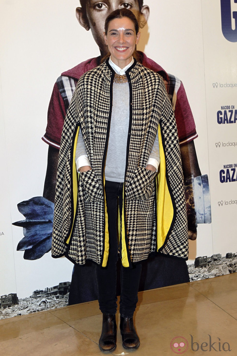 Raquel Sánchez Silva en el estreno de 'Nacido en Gaza'