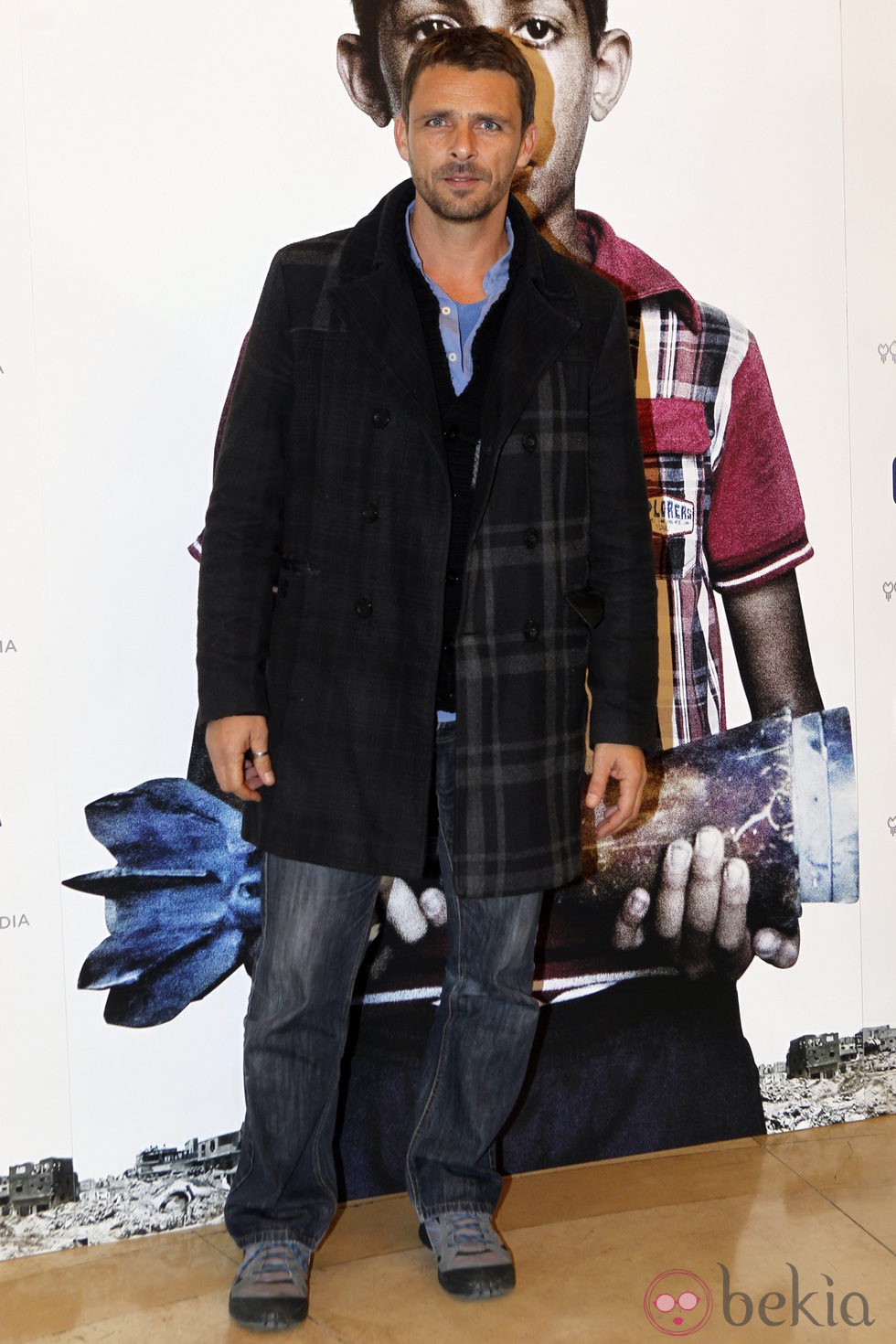 Luis Mottola en el estreno de 'Nacido en Gaza'