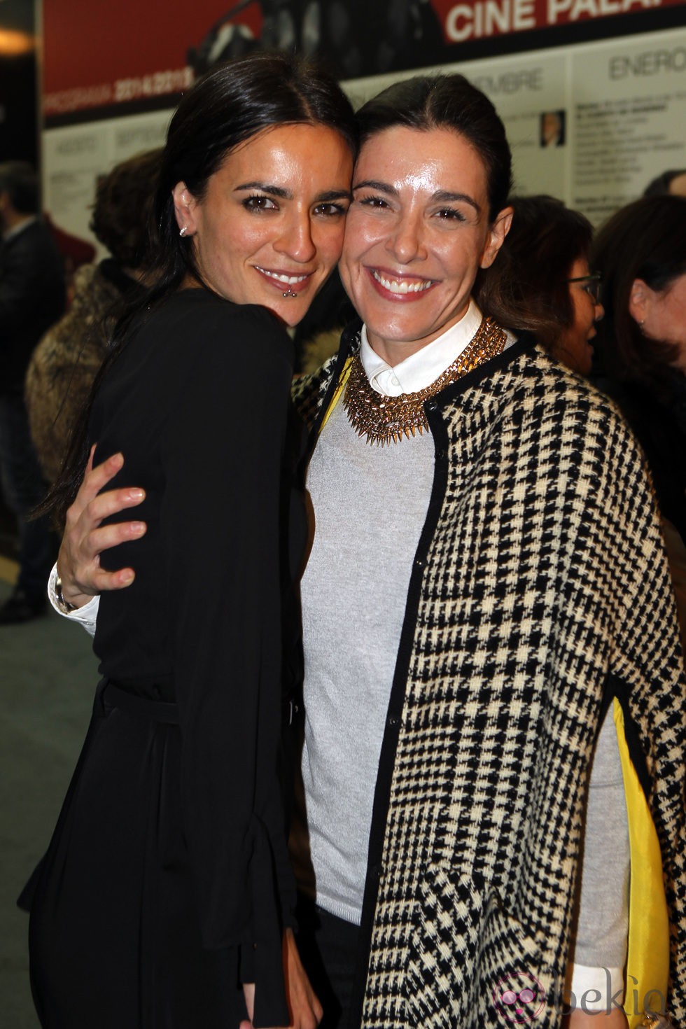 Raquel Sánchez Silva y Bebe en el estreno de 'Nacido en Gaza'