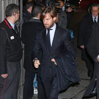 Rosauro Varo en el funeral de la Duquesa de Alba en Madrid
