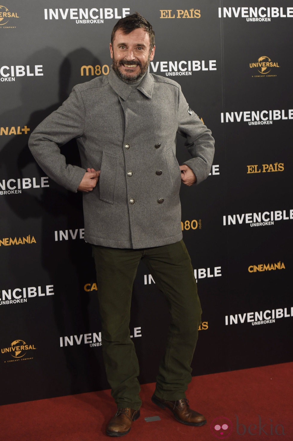 Carlos Chamarro en el estreno de 'Invencible' en Madrid