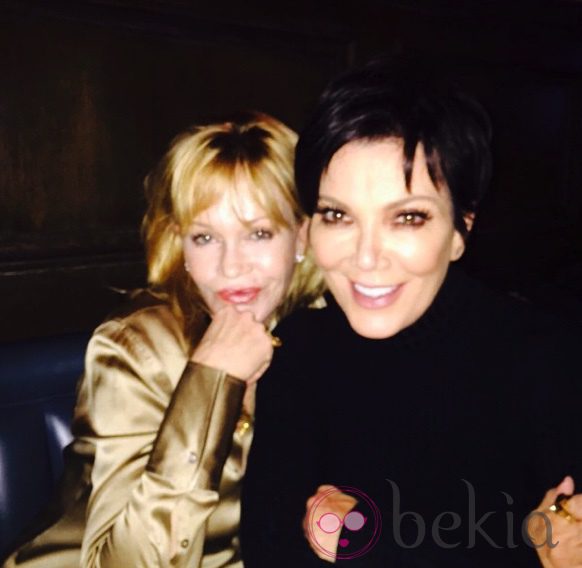 Melannie Griffith y Kris Jenner son buenas amigas