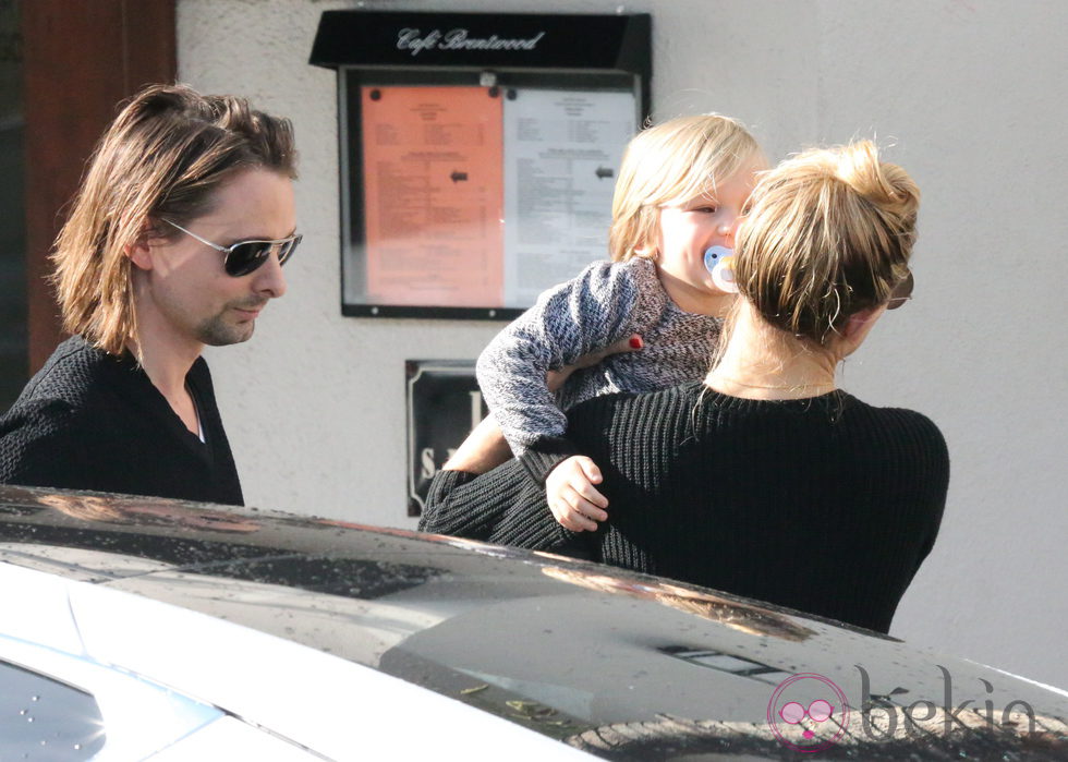 Kate Hudson y Matt Bellamy pasan juntos un día familiar tras separarse