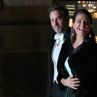 Magdalena de Suecia se toca el vientre en su primera aparición pública tras anunciar su segundo embarazo